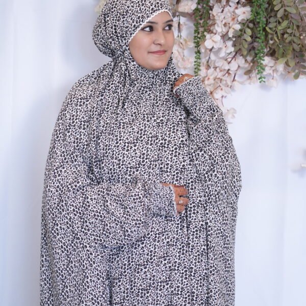 Knee Length Khimmar - Safari Chic