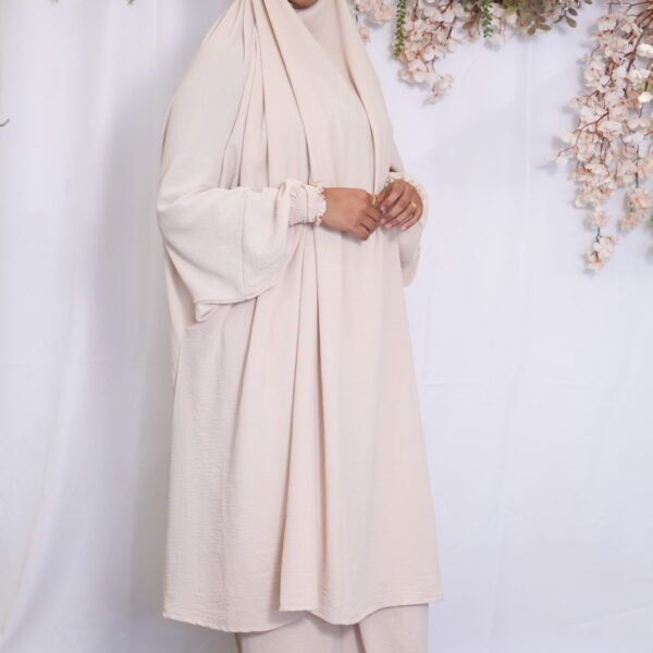 Asiya 2 Piece Jilbab Set - With plazzo pant