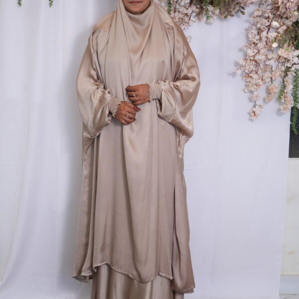 Modal satin - 2 Piece Jilbab