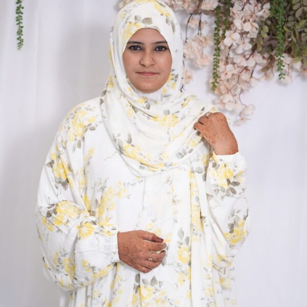 Asaan Attached Dupatta Abaya